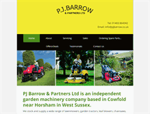 Tablet Screenshot of pjbarrow.co.uk